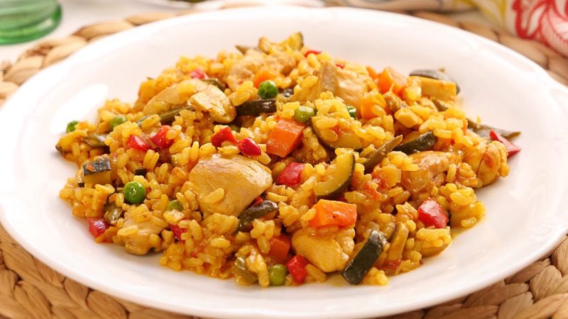 Ingredientes del arroz con pollo de Gipsy Chef