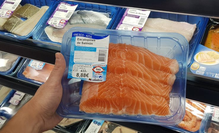 Bandeja de pescado de Mercadona