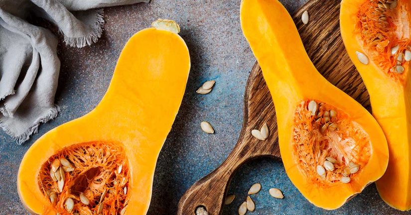 Ingredientes de la crema de calabaza de Berasategui