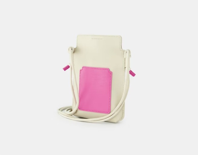 Bolso para móvil en rosa con asa larga el corte ingles