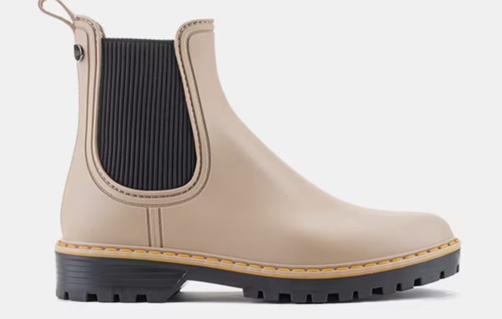 Botas y botines muy chic de El Corte Inglés por menos de 40 euros 5 Merca2.es Botas de agua chelsea de mujer en color topo Merca2.es