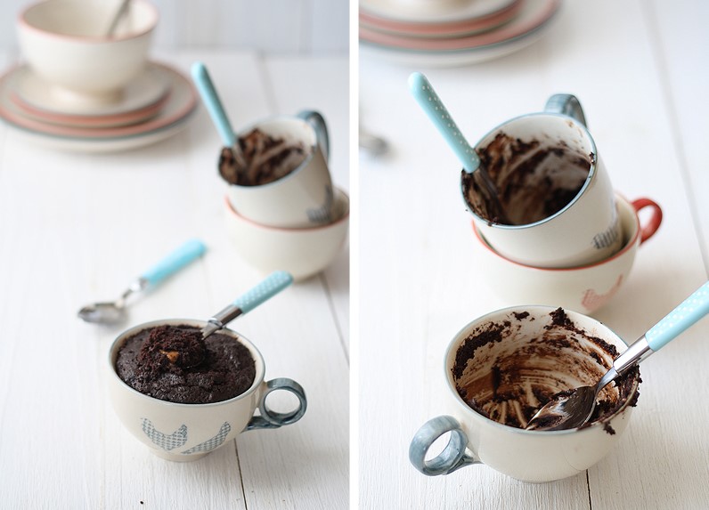 Este brownie se prepara en 5 minutos al microondas y sacia tu antojo de dulce