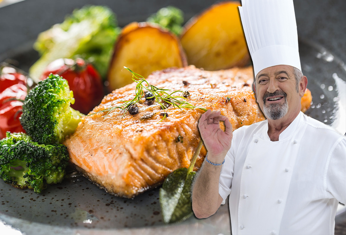 Cocina un increíble salmón de la mano de Karlos Arguiñano