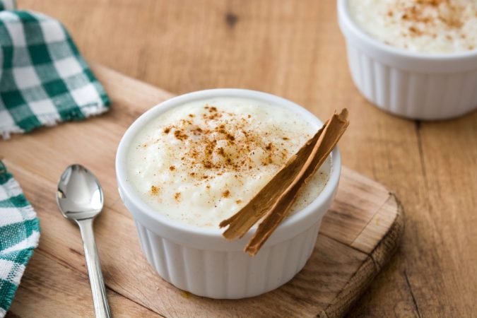 Hay muchas recetas de arroz con leche