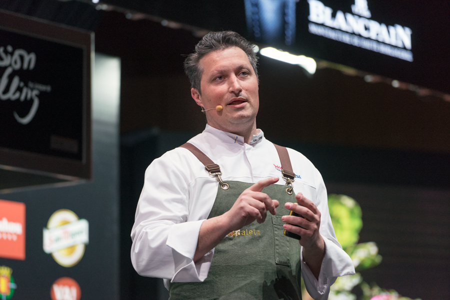 El chef Kiko Moya