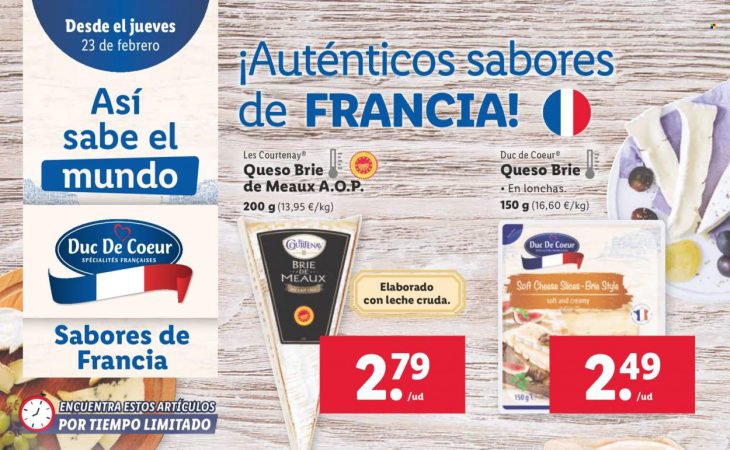 Los sabores de Francia de Lidl