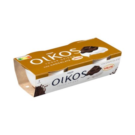 Yogur griego con chocolate Valor Oikos