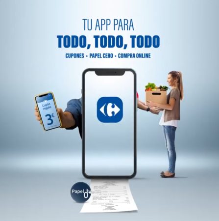 Publicidad de la app de Mi Carrefour