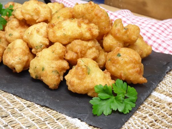 Receta de buñuelos de bacalao