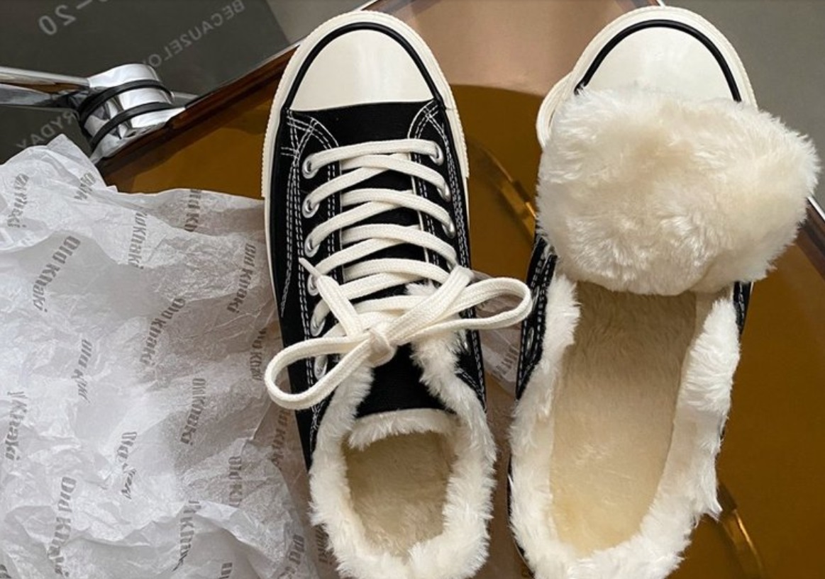 Si te gustan las Converse pero no quieres helarte, estas zapatillas con forrito de Aliexpress van a ser tu salvación