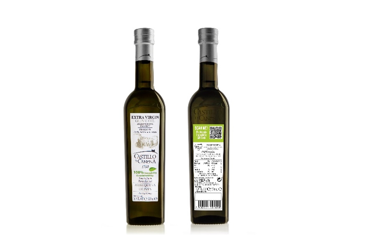Las botellas de aceite de oliva virgen extra Castillo de Canena incluirán en su etiquetado la tecnología Blockchain de Telefónica Tech