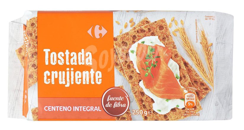 Lidl vs Carrefour vs Mercadona: qué supermercado vende las mejores tostadas 5 Merca2.es Tostadas crujientes de centeno de Carrefour