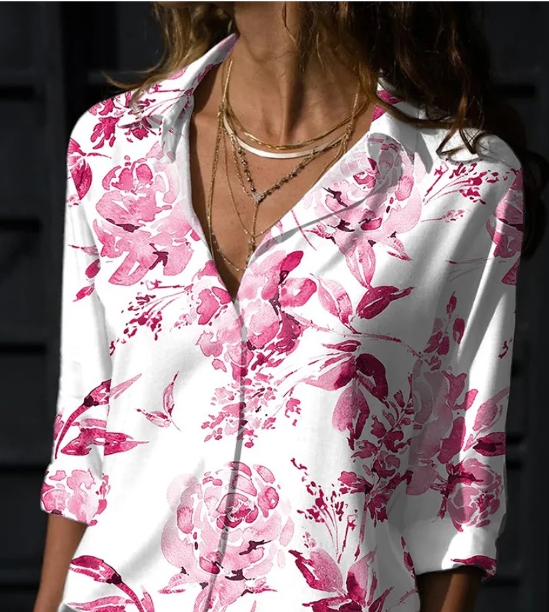 blusa floral