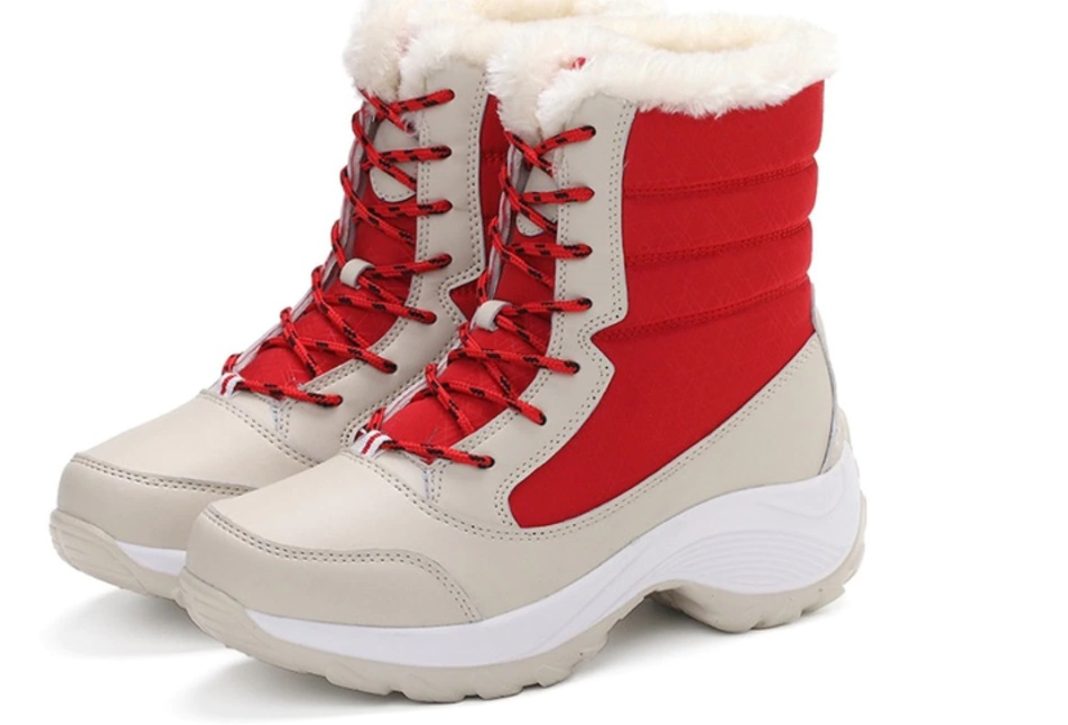 botines de nieve