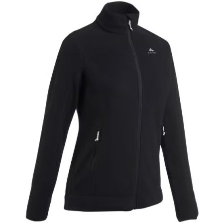 Chaqueta polar de montaña y trekking Mujer Quechua Mh220 negro Decathlon