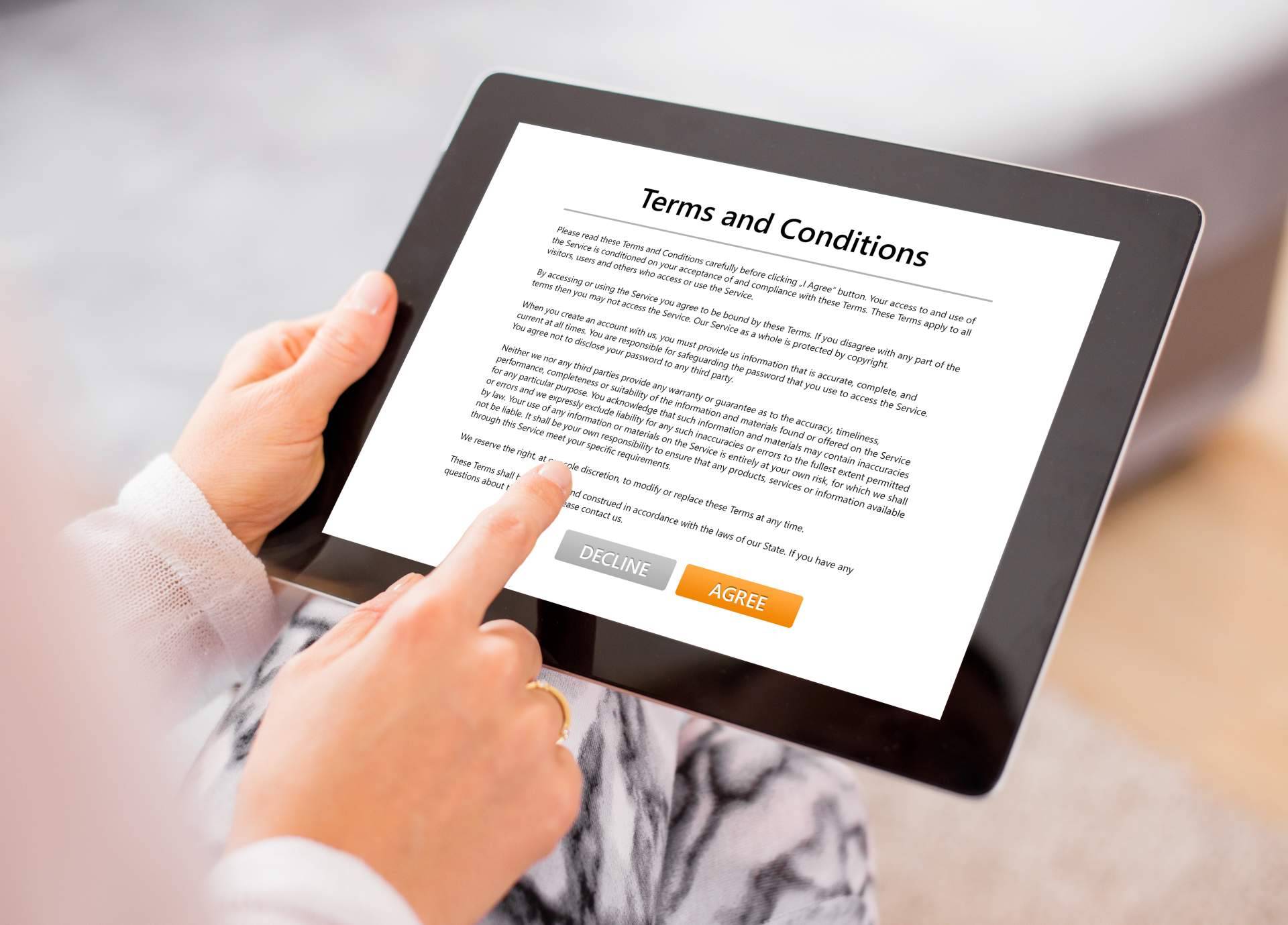 Crear texto legal para una página web con Lex Program