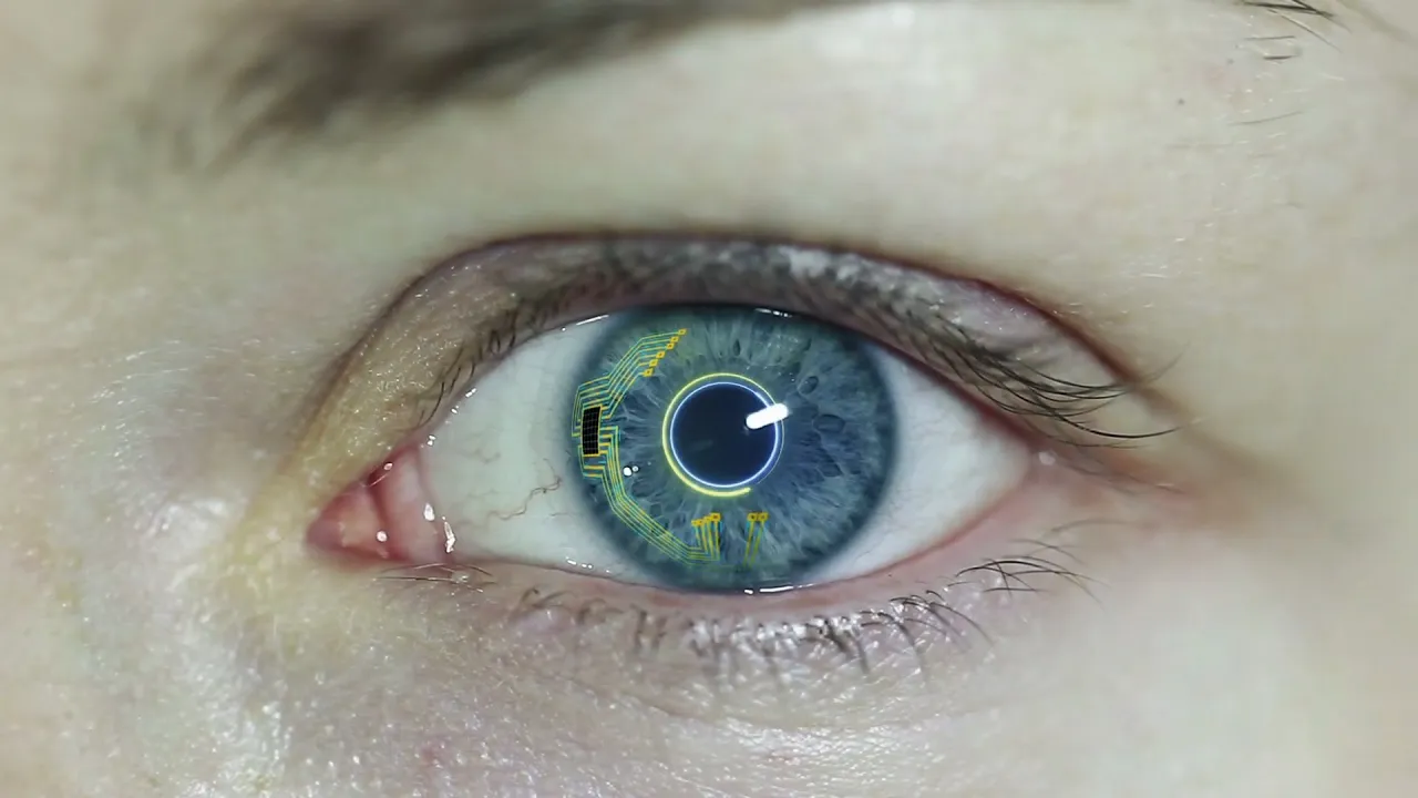 Lentillas de realidad aumentada impresas en 3D.
