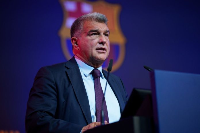 Joan Laporta, presidente del Barça