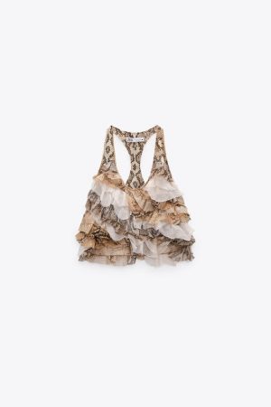 Blusa Estampado Animal de la nueva colección de Zara