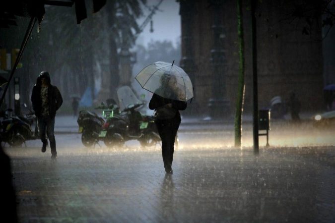 La lluvia respeta las vacaciones