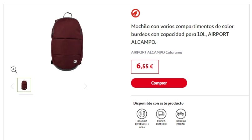 Alcampo nos presenta la mochila imprescindible para nuestros viajes