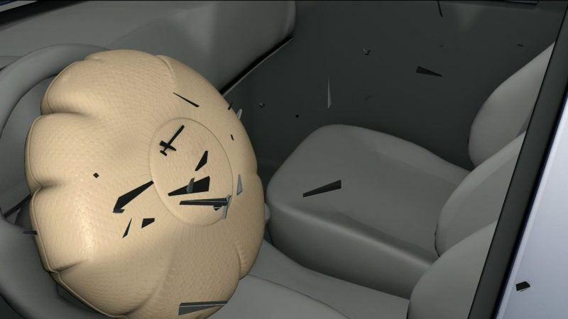Así explotan los airbags de Takata