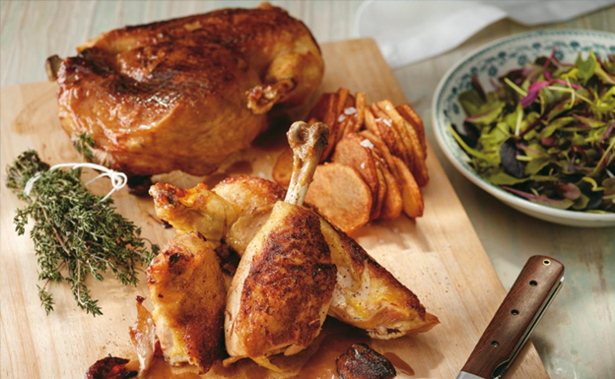 El pollo asado ‘a lo Berasategui’ para cenar en familia