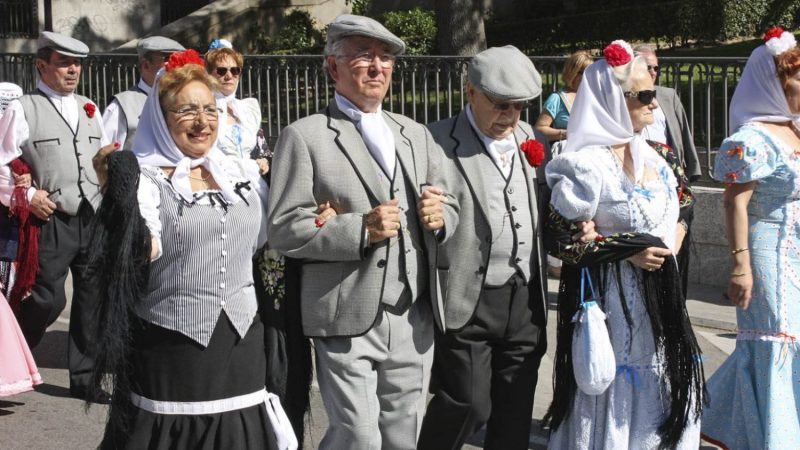 Chulapos de Madrid en San Isidro