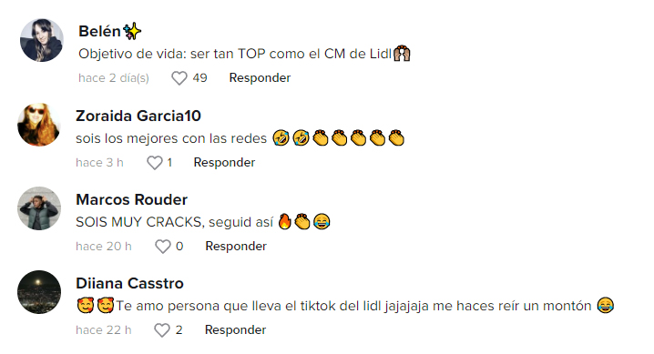Comentarios del vídeo de Lidl