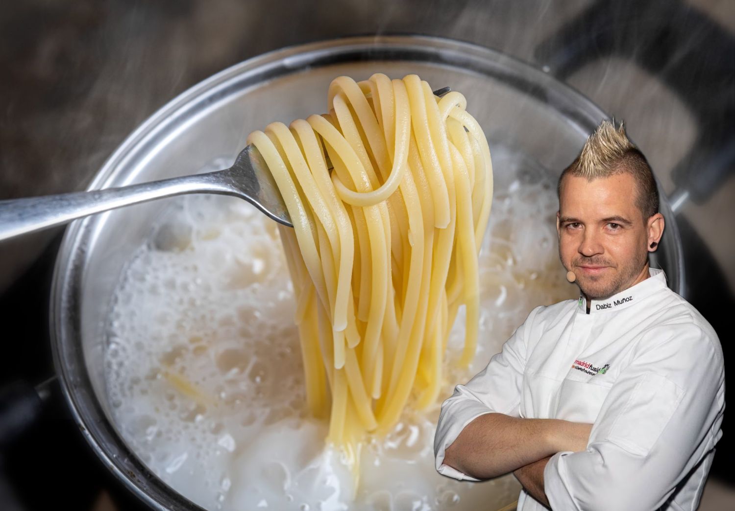 Dabiz Muñoz cierra el debate sobre el aceite y cocer pasta