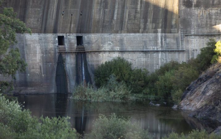 Embase de Gergal en la cuenca de Guadalquivir