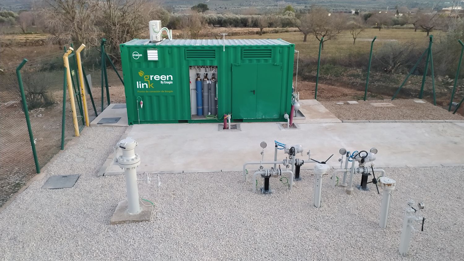 Comienza la inyección de biometano en La Galera, la primera conexión privada a la red de transporte de gas