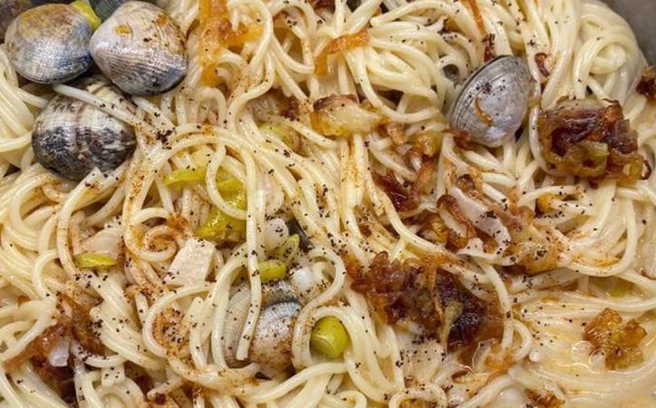 Espaguetis caldosos