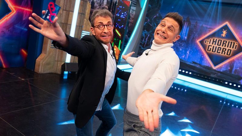 Joaquín con Pablo Motos en El Hormiguero