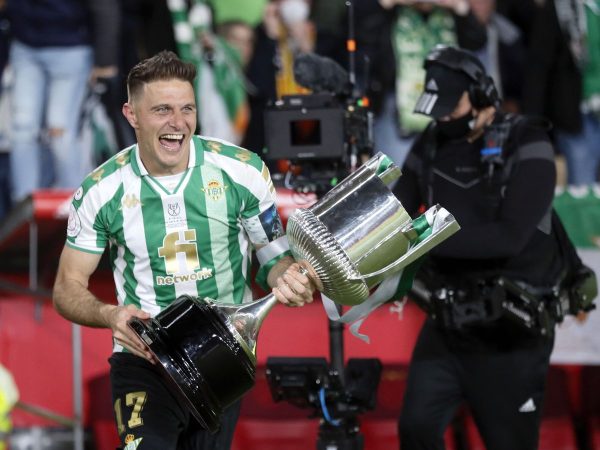 Joaquín con la Copa del Rey