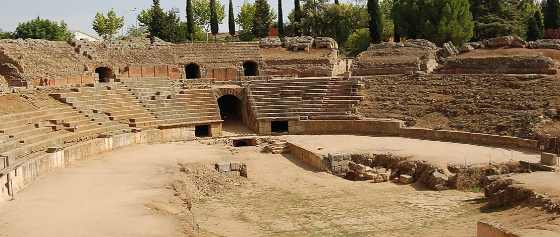 La cripta secreta de las ruinas romanas en Mérida