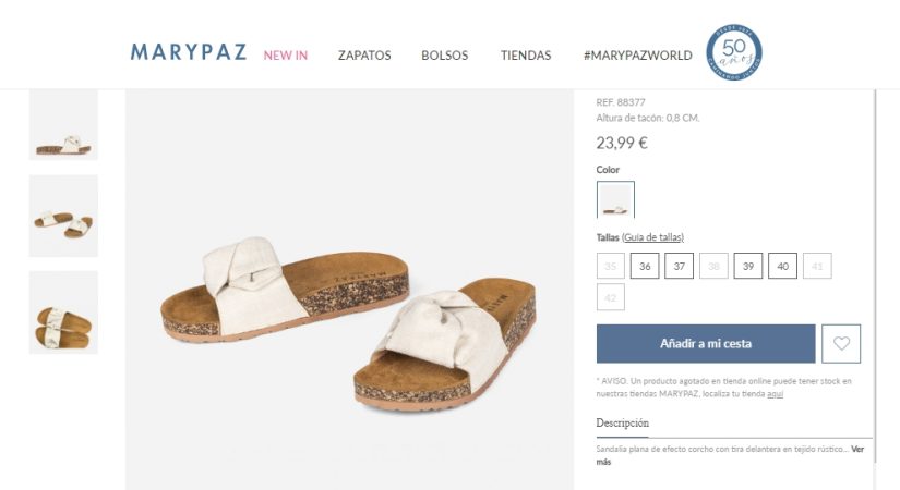 Las sandalias de Marypaz perfectas para salir