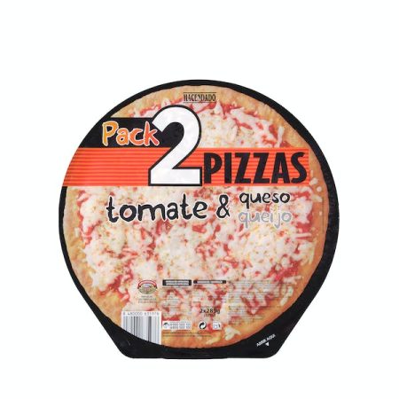 Pizzas de tomate y queso Hacendado