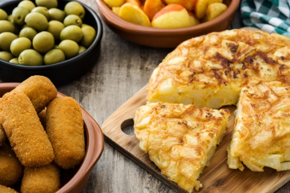 Raciones típicas de los bares