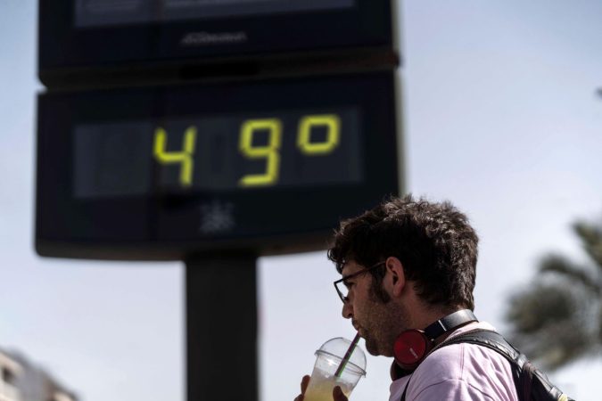 Termómetro a 49 grados