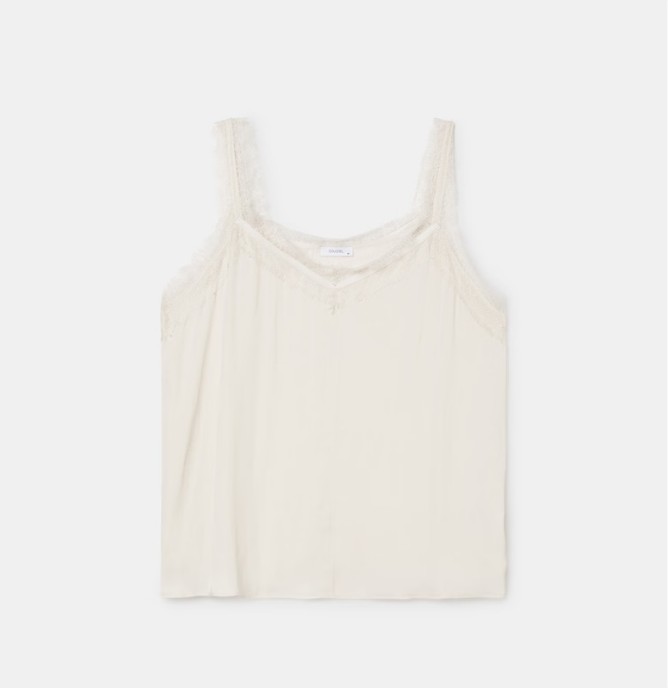 Top lencero liso mujer