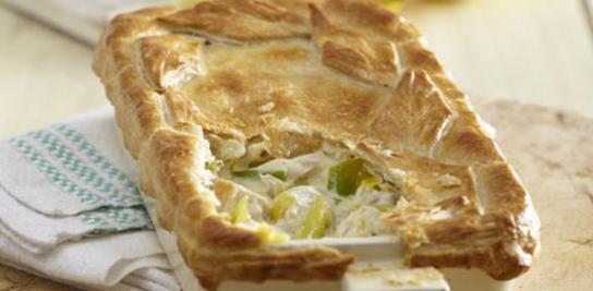 Pastel de puerros