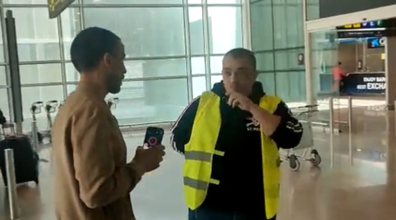 Alberto Álvarez, líder de los taxistas, expulsa a los piratas de El Prat