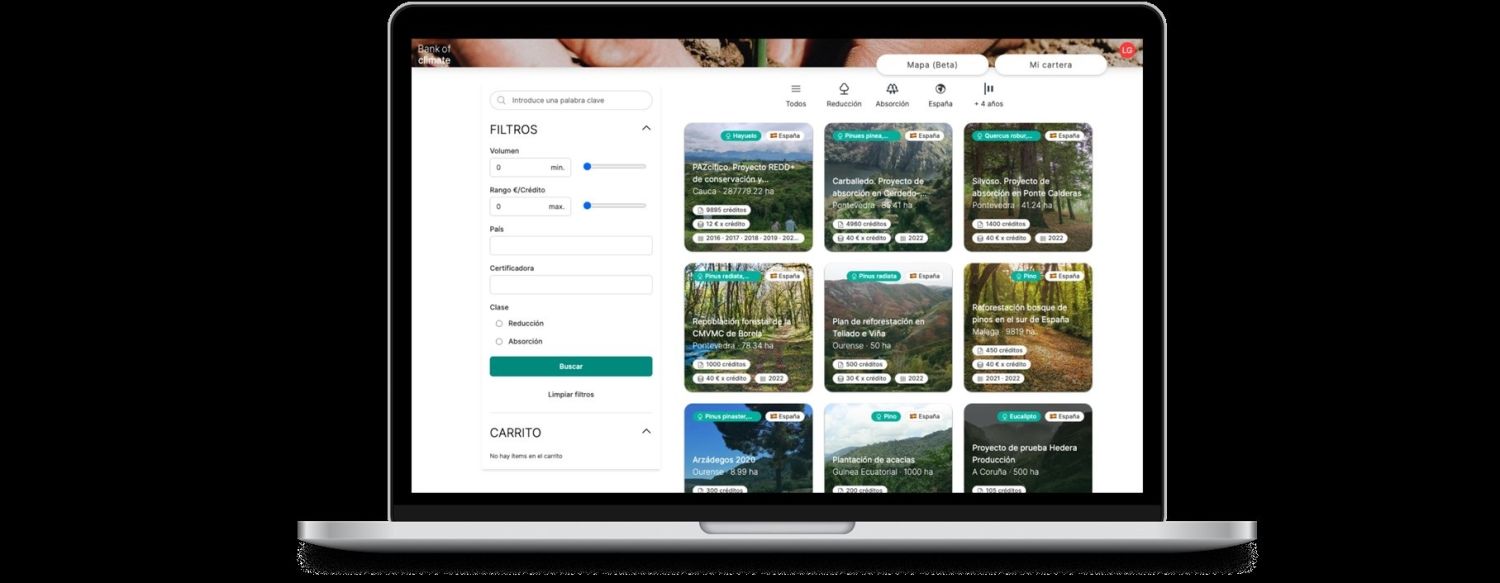 Bank of Climate usa blockchain para intercambiar créditos de carbono en España y el mundo