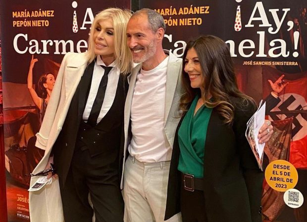 Bibiana Fernández en el estreno de Ay Carmela