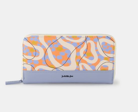 Cartera grande con print abstracto multicolor el corte ingles