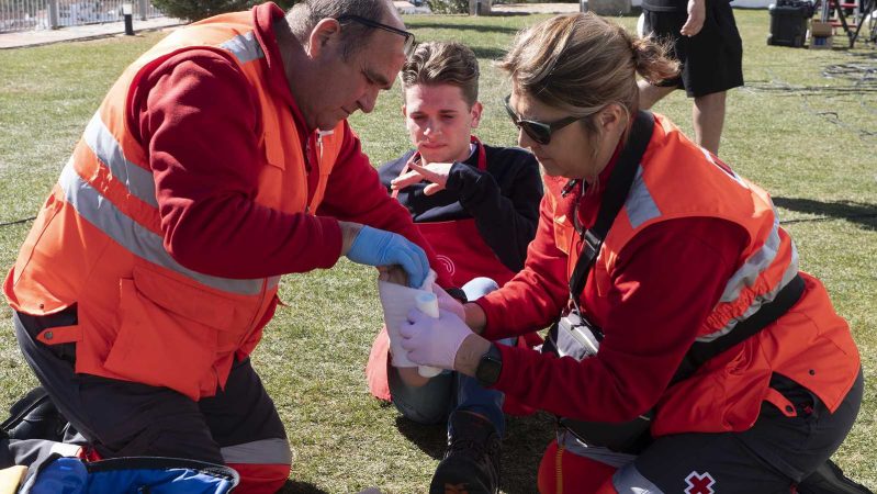El equipo medico atiende a Luca Merca2.es