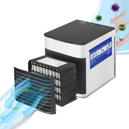 Carrefour presenta un mini aire acondicionado sin instalación y portátil por tan sólo 23 euros 4 Merca2.es El mini aire acondicionado purifica el aire