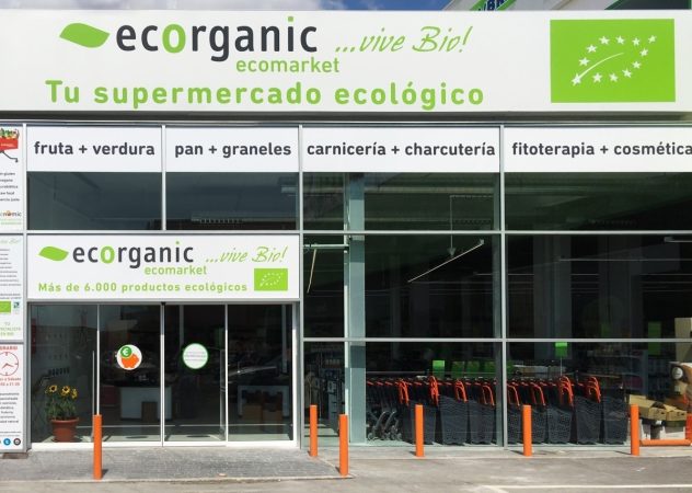 Fachada de una tienda de Ecorganic
