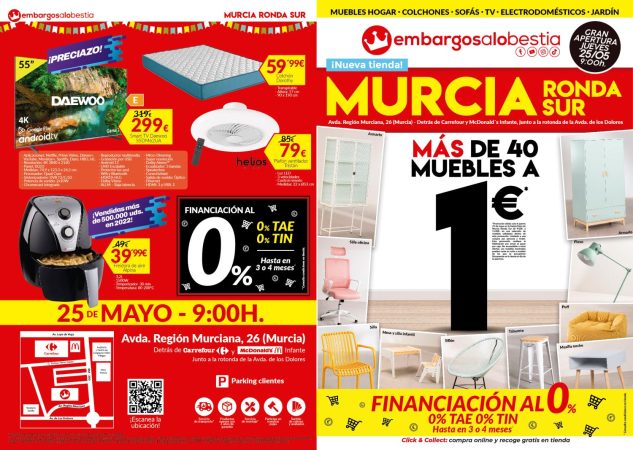 Una tienda vende muebles a partir de 1 euro en su inauguración 1 Merca2.es Muebles en promoción